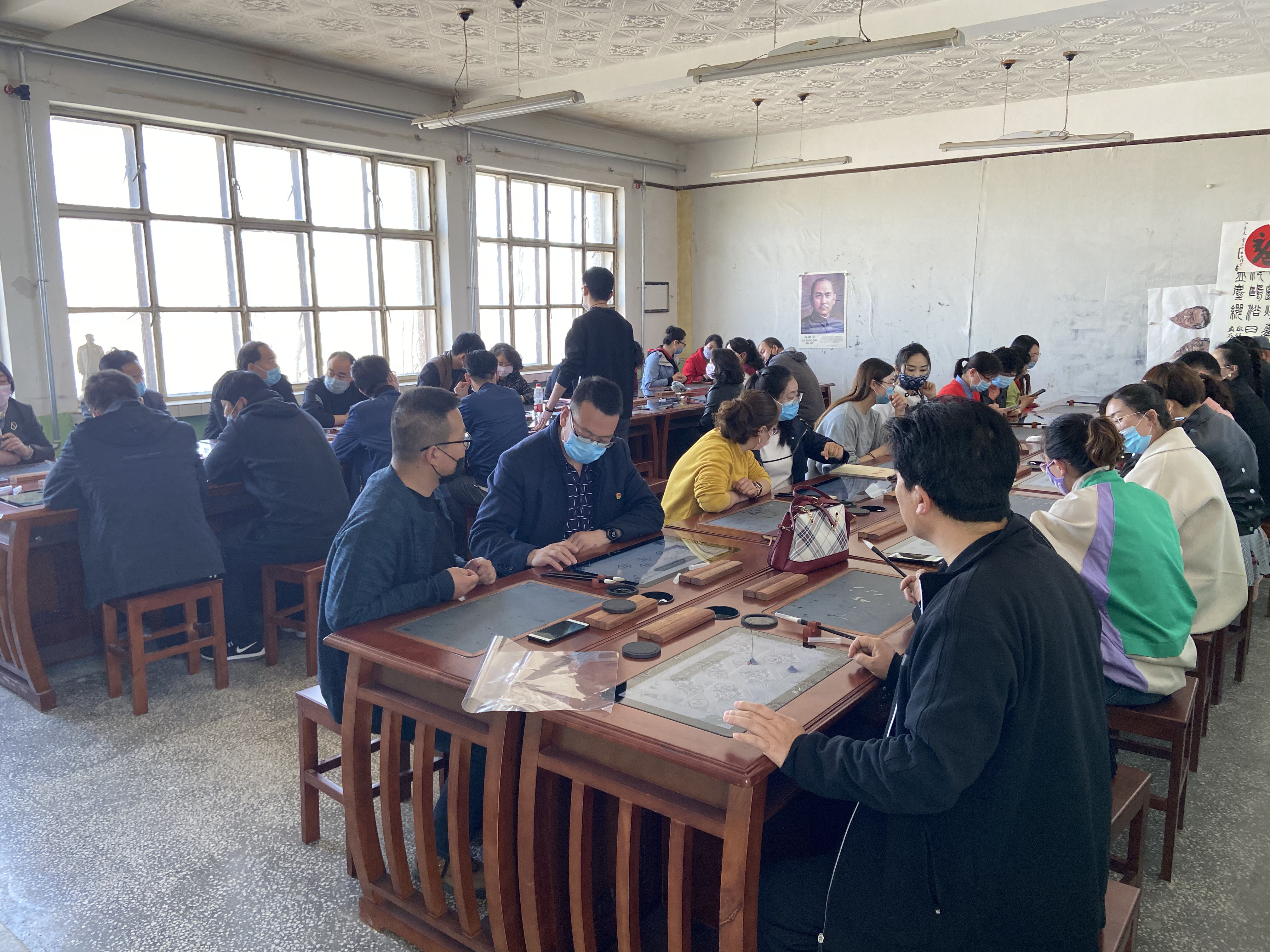 山東啟華教育科技有限公司翰和智慧書法教室項目活動圖2