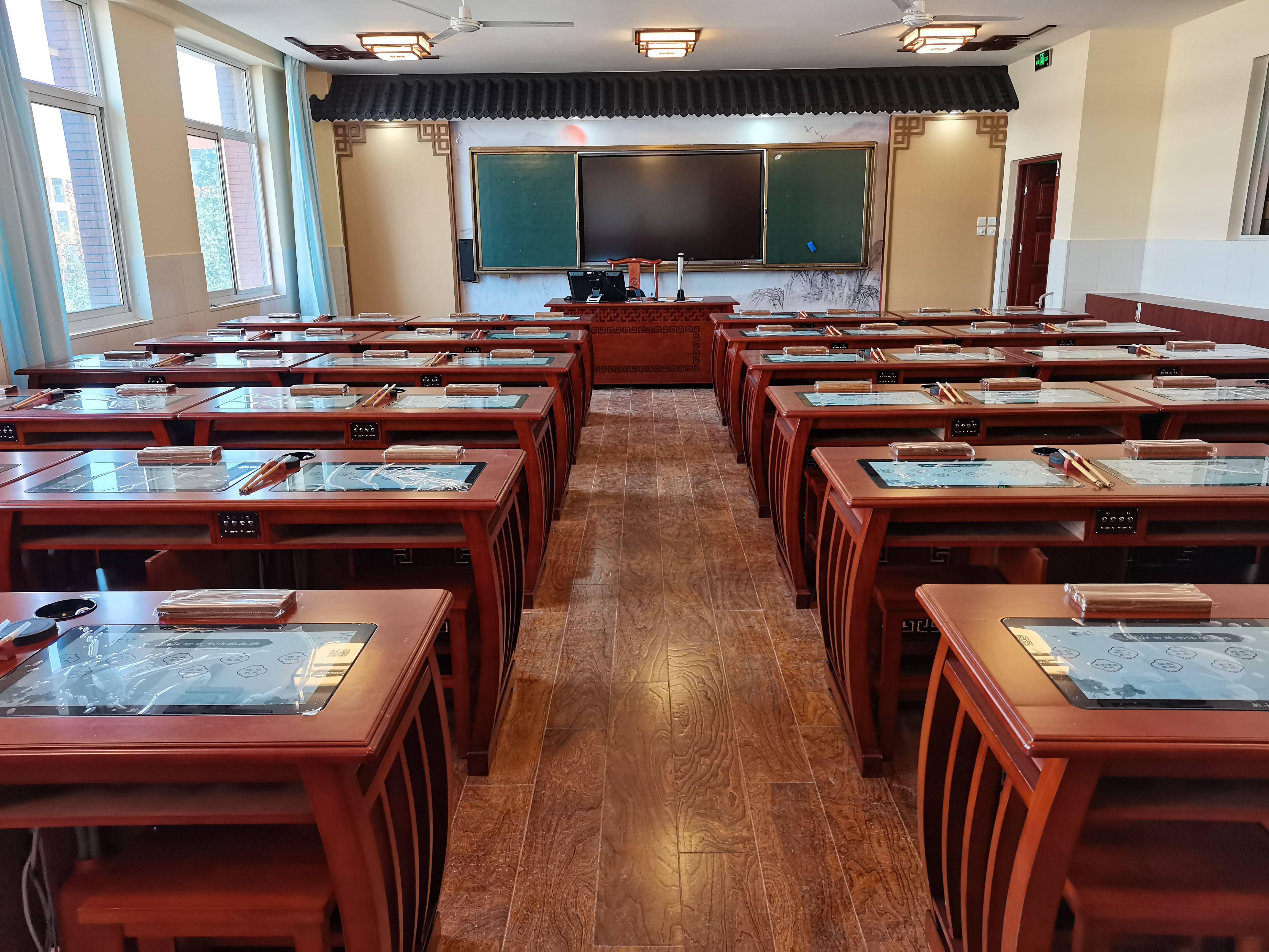 山東啟華教育科技有限公司翰和智慧書法教室效果圖1